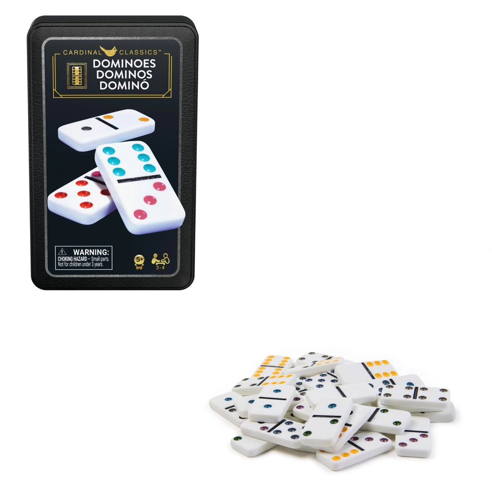 Spin Master - Set da Viaggio Domino Double - Six - Giochi da Tavolo - 5+ - 58111218