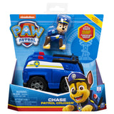 Spin Master - PAW Patrol , Chase’s Patrol Cruiser Vehicle with Collectible Figure, for Kids Aged 3 and Up