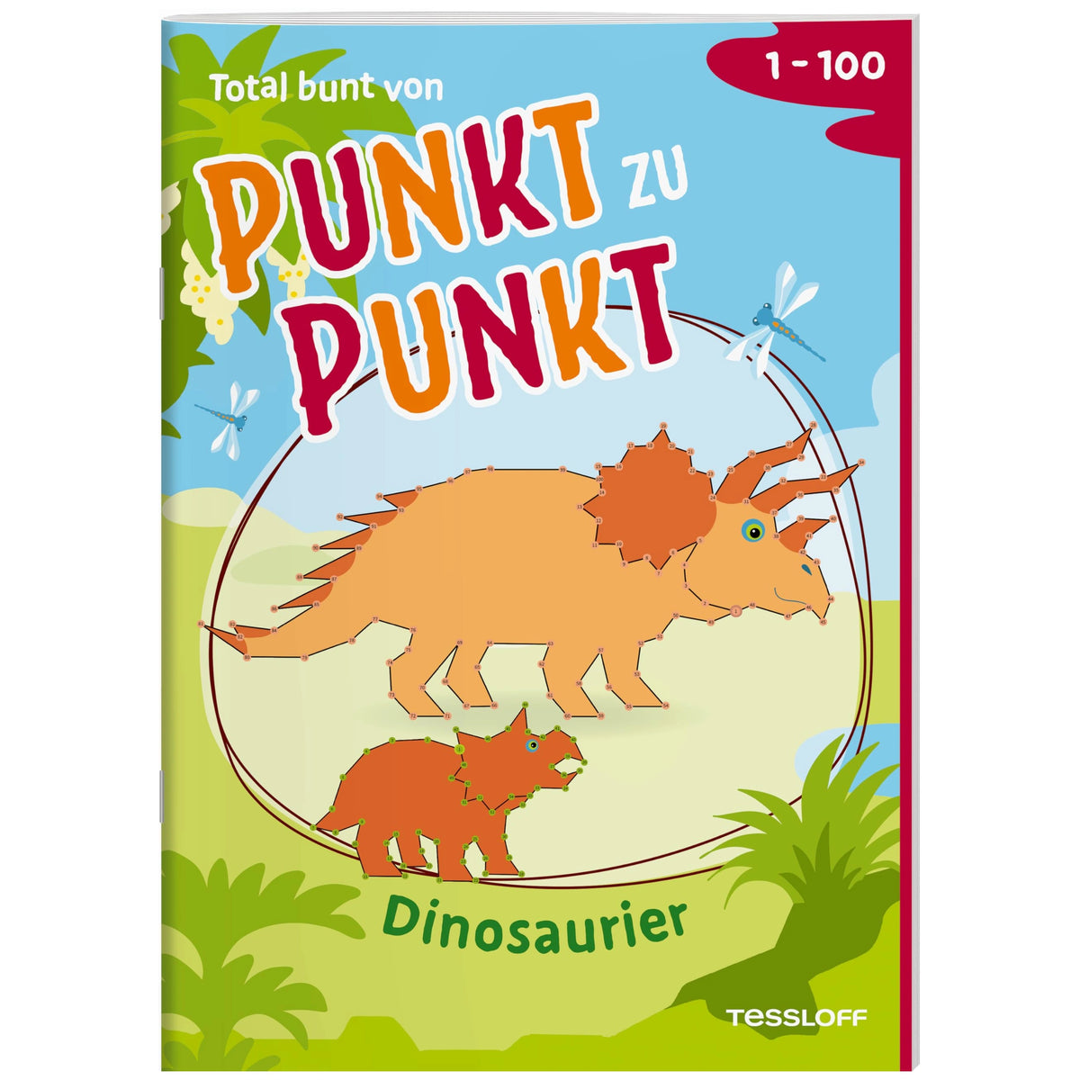 TESSLOFF - Total Connect the Dots Dinosaurs - Educational - German Edition