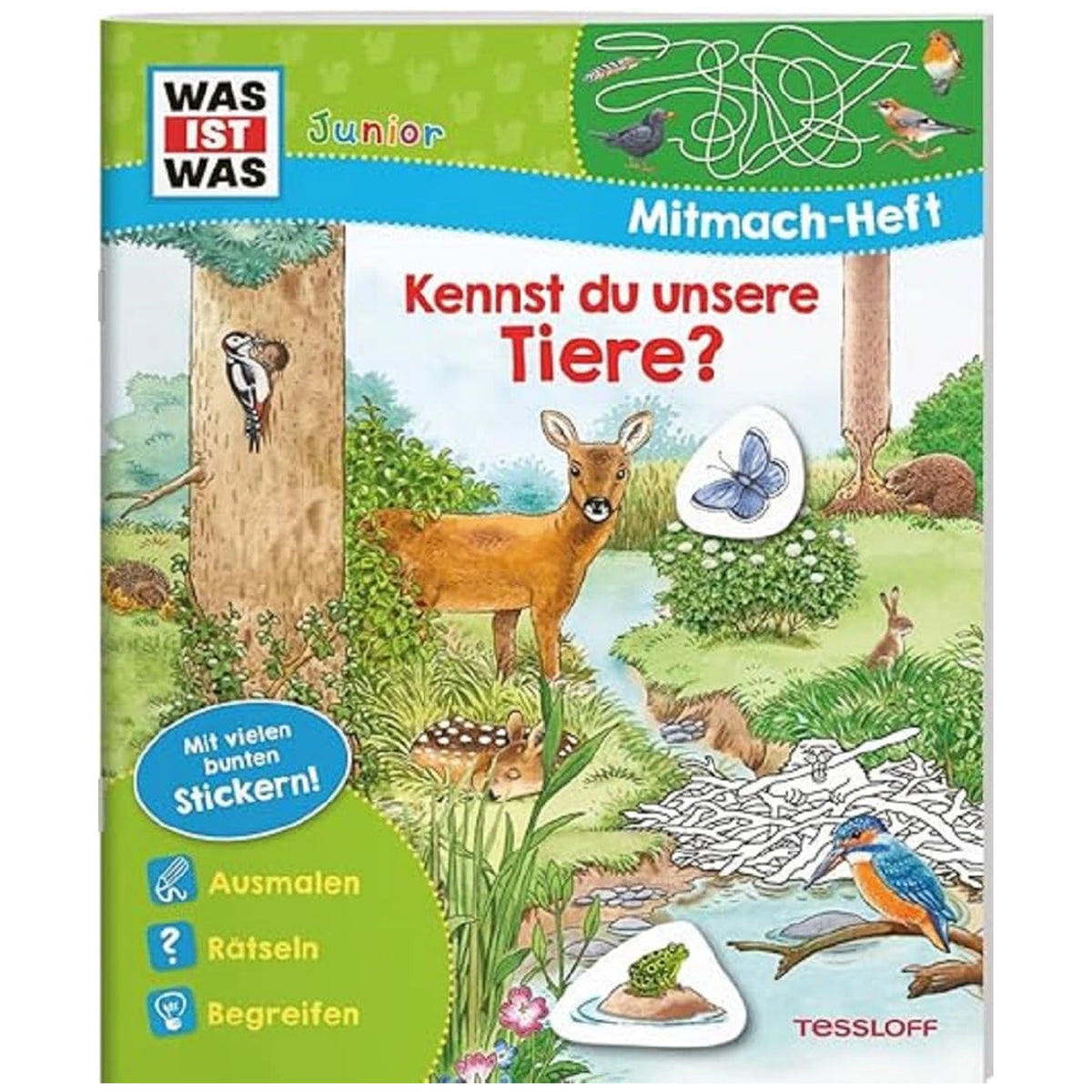 TESSLOFF - WAS IST WAS Junior Activity Book - Giocattoli Educativi - Edizione Tedesca