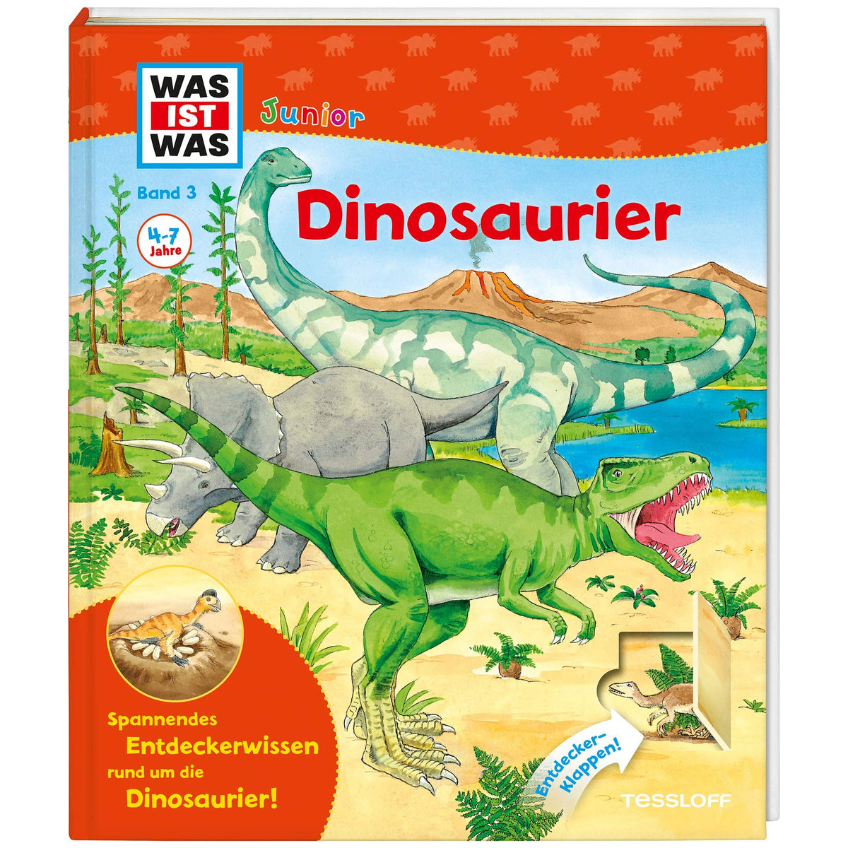 TESSLOFF - WAS IST WAS Junior Band 3 Dinosaurier - Libri - Edizione Tedesca