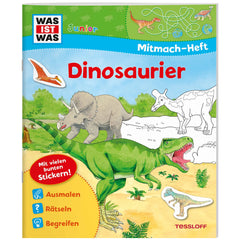TESSLOFF - WAS IST WAS Junior Dinosaurier Activity Book - Educational - German Edition