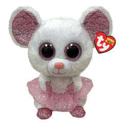 TY - Beanie Boos Nina Ballerina Mouse Plush 15 cm