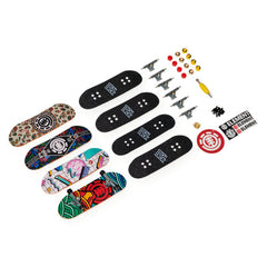 Tech Deck - Fingerboard da 96mm con Design Autentici 4 Pack - Assortiti