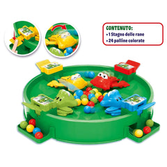 Teorema - Baby Activity Toys - Hungry Frogs Board Game - 3 Years - STEM Learning