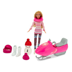 Teorema - Dolls - Dea Winter Adventure Doll with Snowmobile - 3 Years - Educational Play