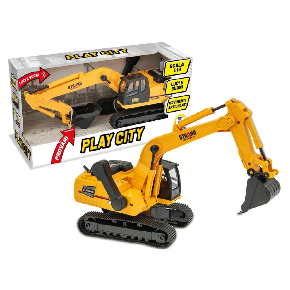 Teorema - Veicoli e Macchinine - Bulldozer in scala 1:14 - Luci e suoni - 3+ Anni