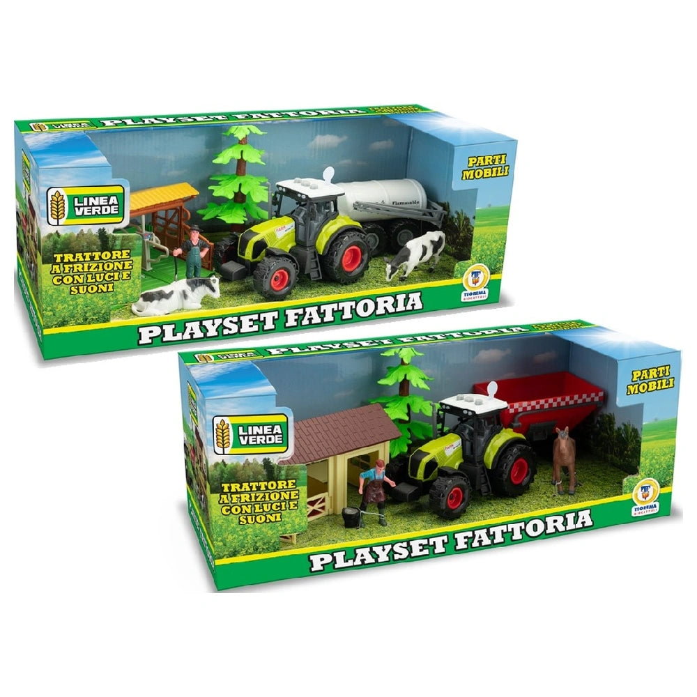Teorema - Set di gioco - Gioco interattivo fattoria - Trattore a frizione - 3+ Anni