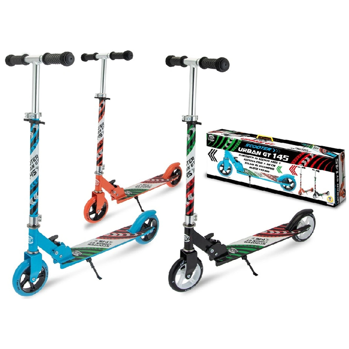 Teorema - Urban GT 145 Foldable Kick Scooter - Outdoor Play Equipment