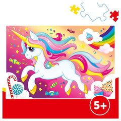 Trefl - Puzzle da 100 Pezzi - Bellissimo Unicorno - Puzzles - 5 - TRF16386