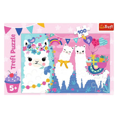 Trefl - Happy Llamas - Puzzle - 5+ - TRF16363