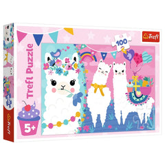 Trefl - Happy Llamas - Puzzle - 5+ - TRF16363