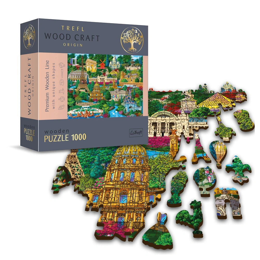 Trefl - Woodcraft French Alley - Puzzle - 14+ - TRF20142