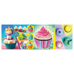 Trefl - Puzzle Panorama da 1000 Pezzi - Cupcakes Colorati - 14+ - TRF29045