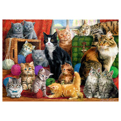 Trefl - Feline Meeting - Puzzle - 14 - TRF10555