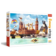 Trefl - Funny Cities: Dogs in London - Puzzle - 14+ - TRF10596