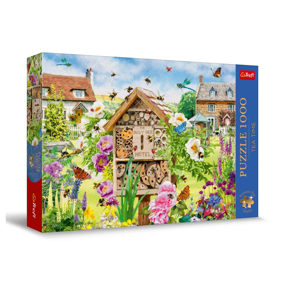 Trefl - Puzzle da 1000 Pezzi - Puzzles - 14+ - Tea Time A Home for Bees - TRF10809