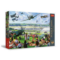 Trefl - 1000 Piece Puzzle - Premium Plus - Tea Time Air Show - Puzzles Age +14 - TRF10846