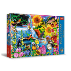 Trefl - Puzzle da 1000 Pezzi - Puzzle - 14+ - Tea Time Vita di Campagna Uccellini - TRF10848