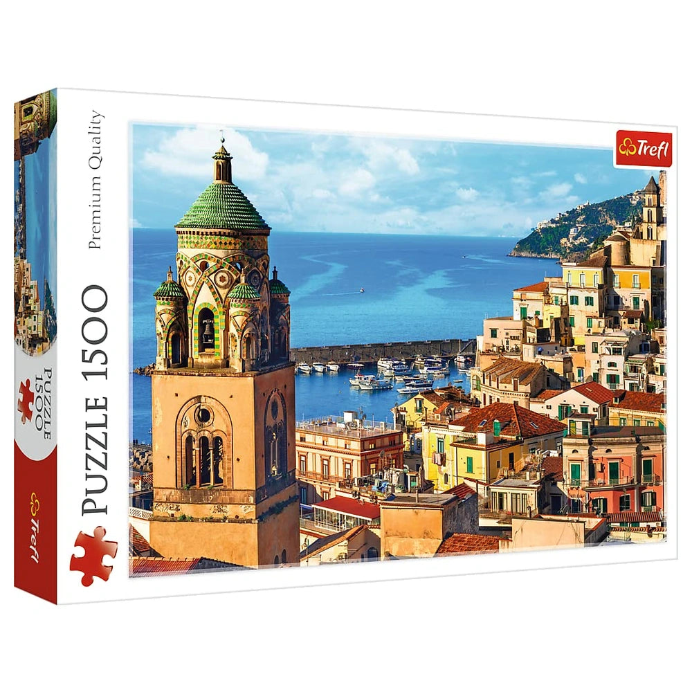 Trefl - 1500-Piece Puzzle - Amalfi, Italy - Puzzles Age +14 - TRF26201