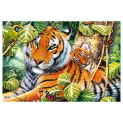 Trefl - 1500 piece puzzle - Two tigers - Puzzles Age +14 - TRF26159
