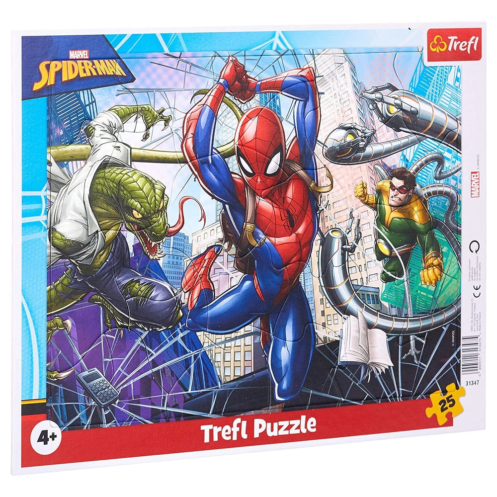 Trefl - Puzzle Incorniciato da 25 Pezzi - Spider - Man - 4 - TRF31347