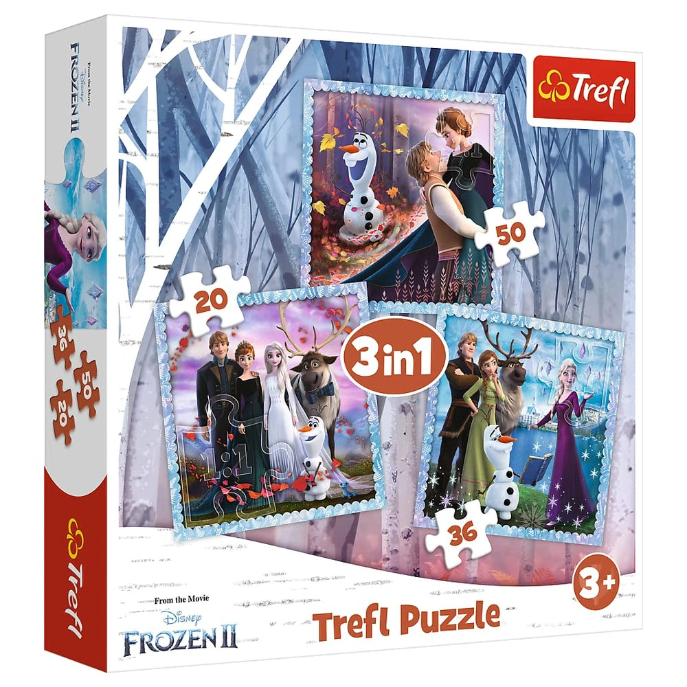 Trefl - 3 Puzzles in 1 - Puzzle - +3 - TRF34853