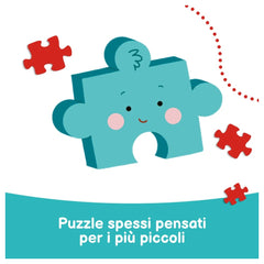 Trefl - 4 Puzzles in 1 Shaped - Baby Classic Construction Vehicles - Puzzles Age +2 - TRF36072
