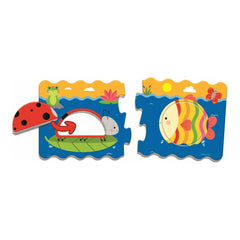 Trefl - 4 Puzzles in 1 Shaped - Baby Classic Interlocking Shapes - Puzzles Age +1 - TRF36078