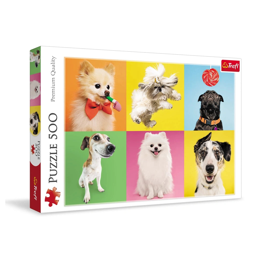 Trefl - 500 Piece Puzzle - Dogs - Puzzles Age +10 - TRF37378