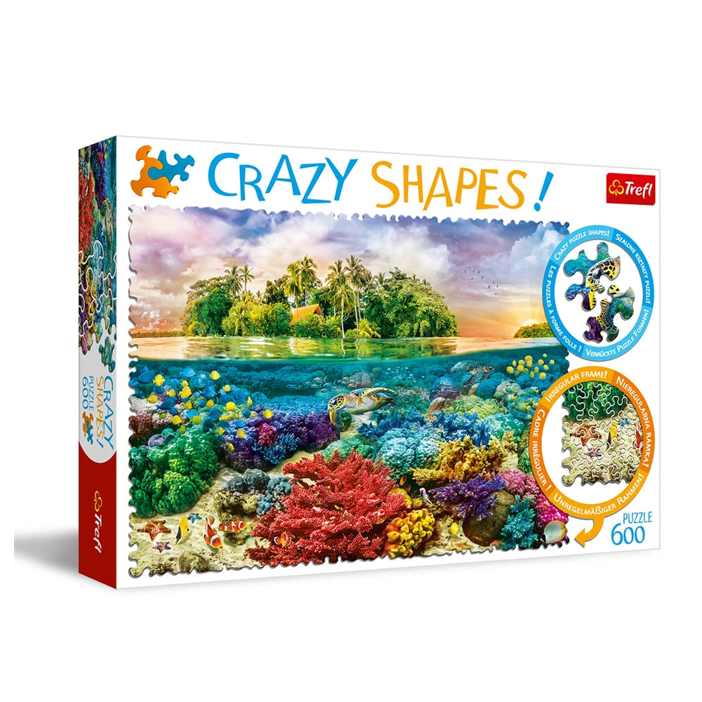Trefl - Crazy Shapes Tropical Island - Puzzle - 10+ - TRF11113