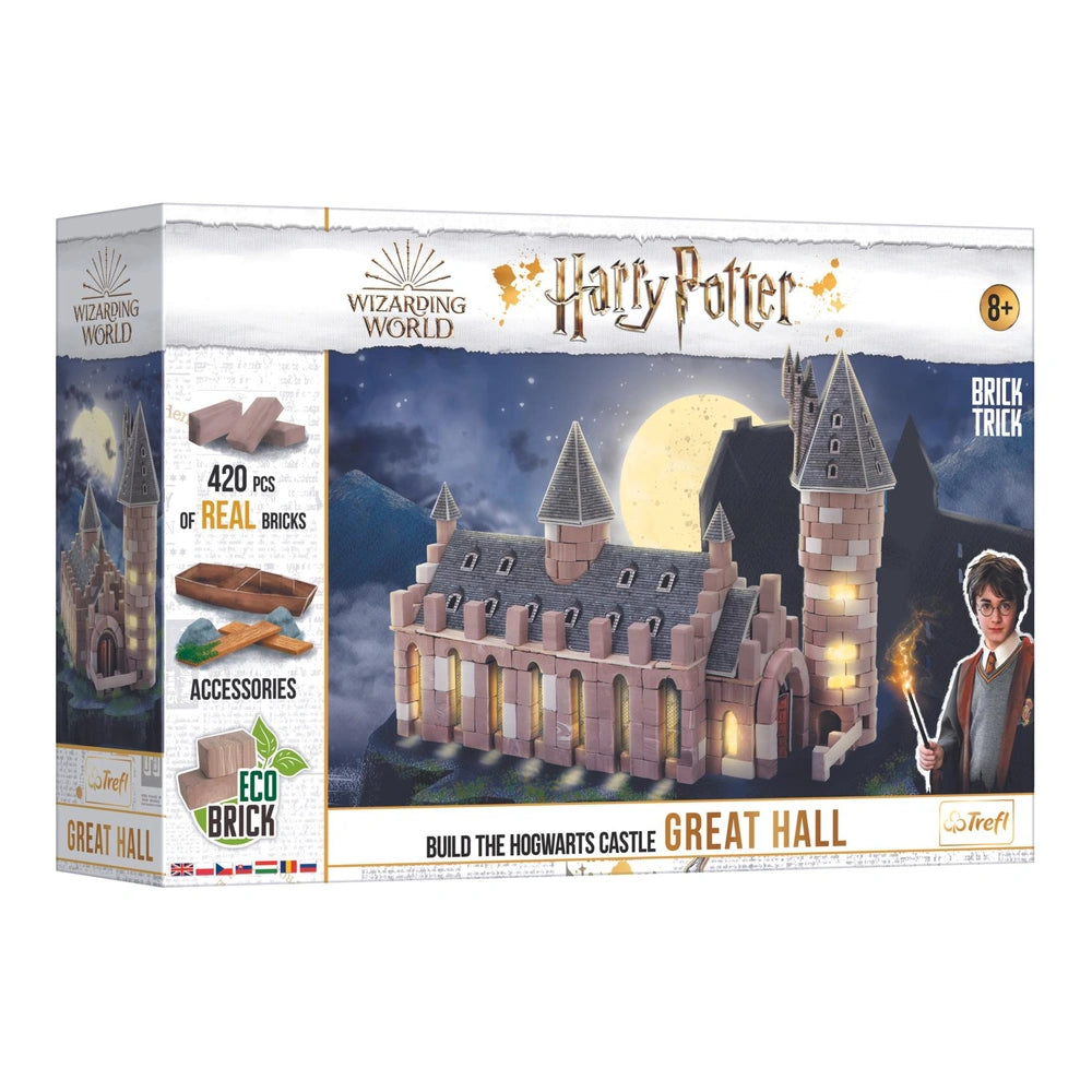 Trefl - Harry Potter Brick Trick Great Hall - Puzzle - 8+ - TRF61562