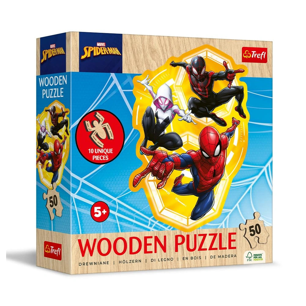 Trefl - Puzzle Contour in Legno - Puzzles - 5+ - Spider - Man - TRF20280