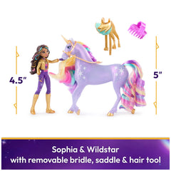 Set di Figure di Unicorn Academy Sophia & Wildstar