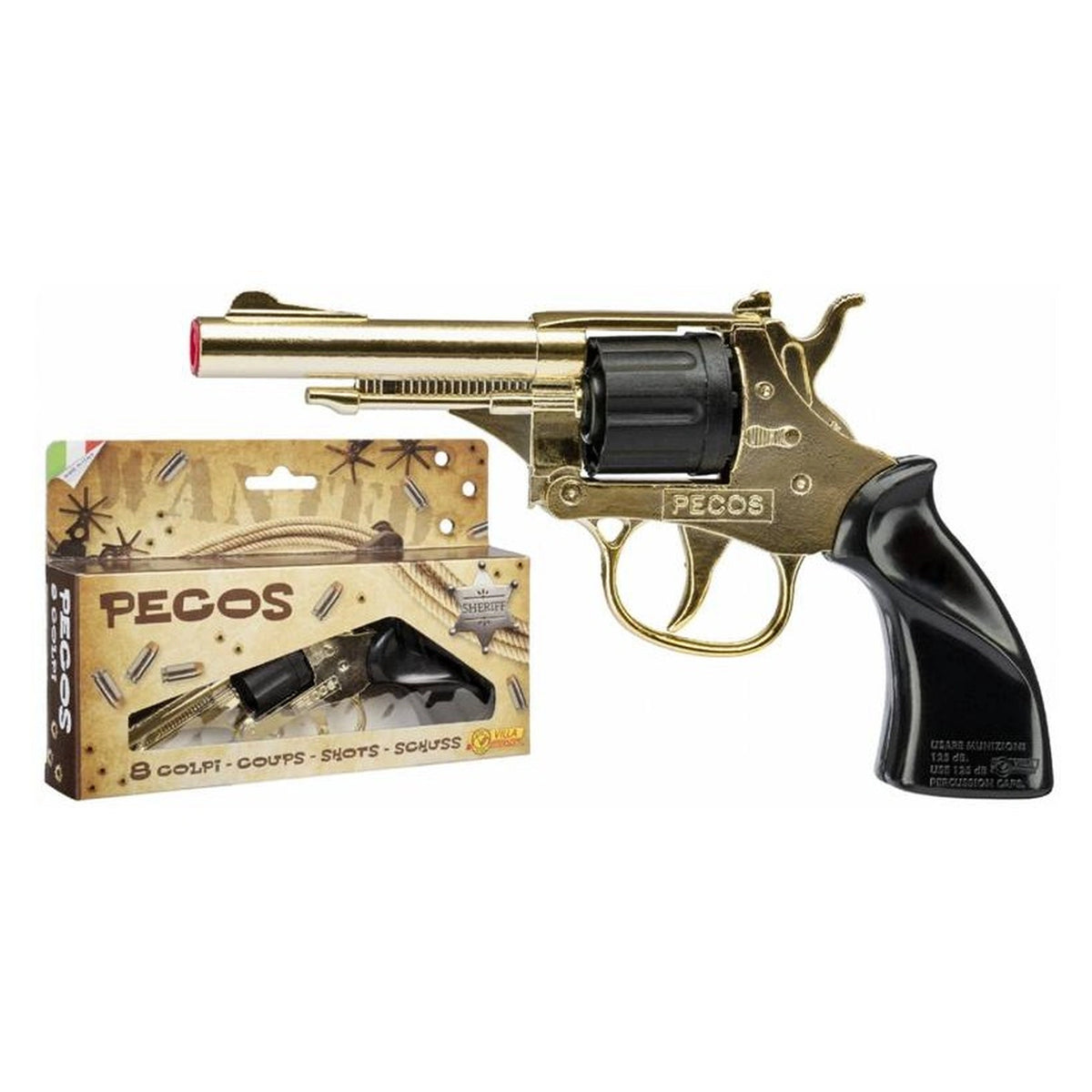 Villa - Pecos 1550 Metal Toy Gun - Toy Weapons & Gadgets