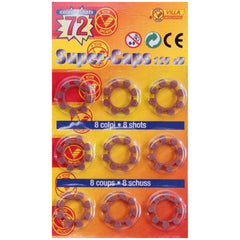 Villa - Super-Caps-Blister-8-Shots-125-dB - Giocattoli-Armi-Gadget