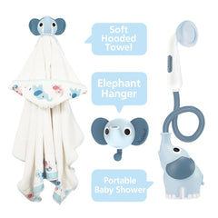 Yookidoo - Set Regalo Elephant Baby Shower - Giocattoli da Bagno - 0 - 18 Mesi - YKD40229
