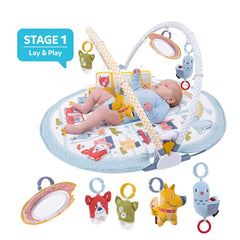 Yookidoo - Gymotion Urban Lay to Sit - Up Playmat - 0 Mesi+ - Play Mats & Gyms - YKD40165