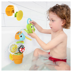 Yookidoo - Pour 'N' Spin Tipping Bird Bath Toy - Giochi da Bagno - 18 Mesi+ - YKD40222