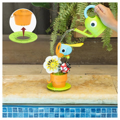 Yookidoo - Pour 'N' Spin Tipping Bird Bath Toy - Giochi da Bagno - 18 Mesi+ - YKD40222