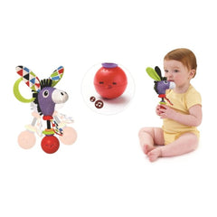 Yookidoo - 'Shake Me' Donkey Rattle - Rattles - 0 Mesi - YKD40135
