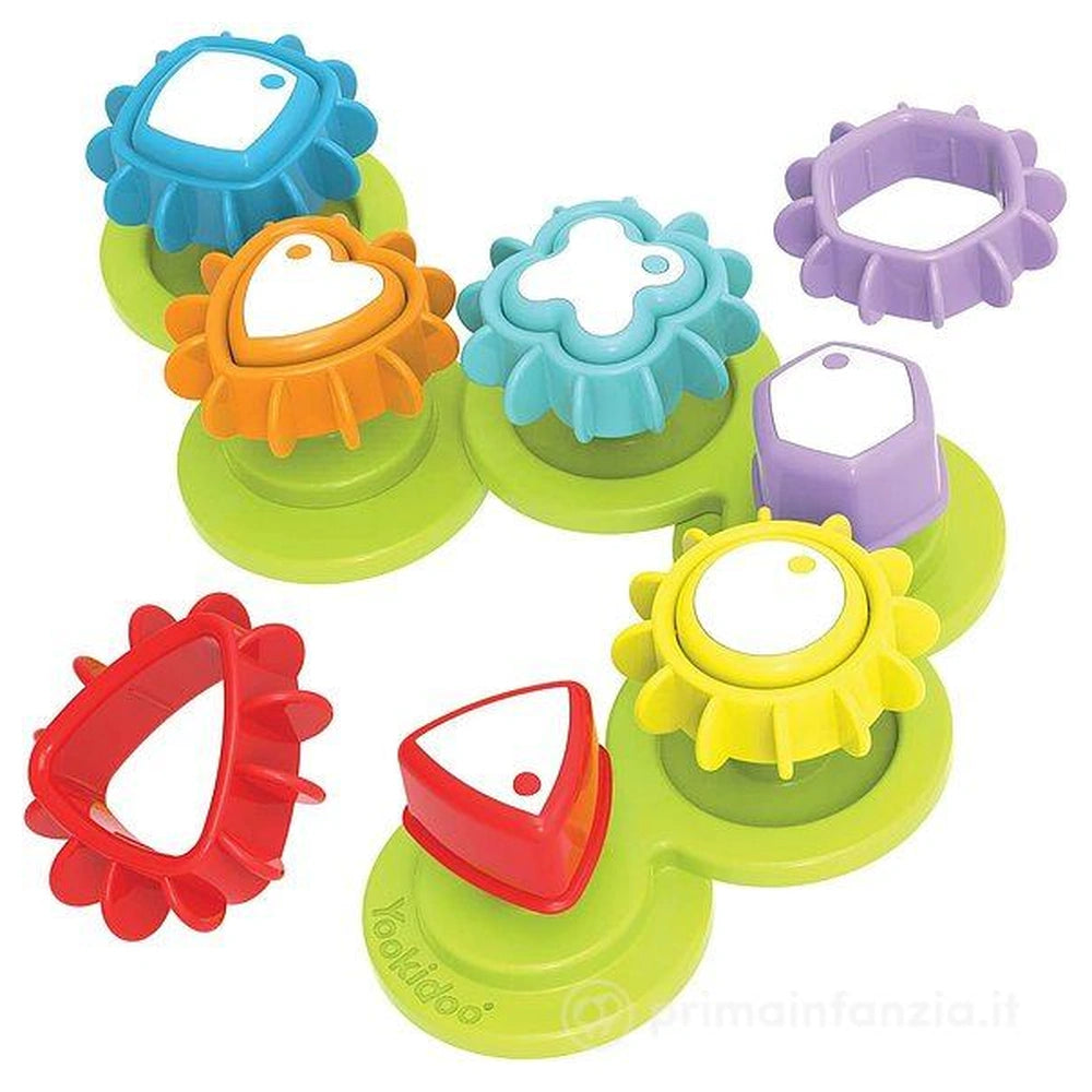 Yookidoo - Shape 'N' Spin Gear Sorter - Giocattoli da Bagno - 12 Mesi+ - YKD40200
