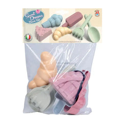 Androni - Giocattoli da Spiaggia - Set Sogni Dolce - 6 Stampi Sabbia - 10+ mesi