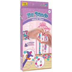 ARTISTA My Bands Aqua Princess Arts & Crafts beads set for creating unique and colorful jewelry designs.