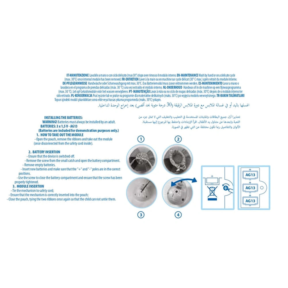 Baby Clementoni Animal Friends Musical Ball features vibrant colors and engaging designs for stimulating early childhood play