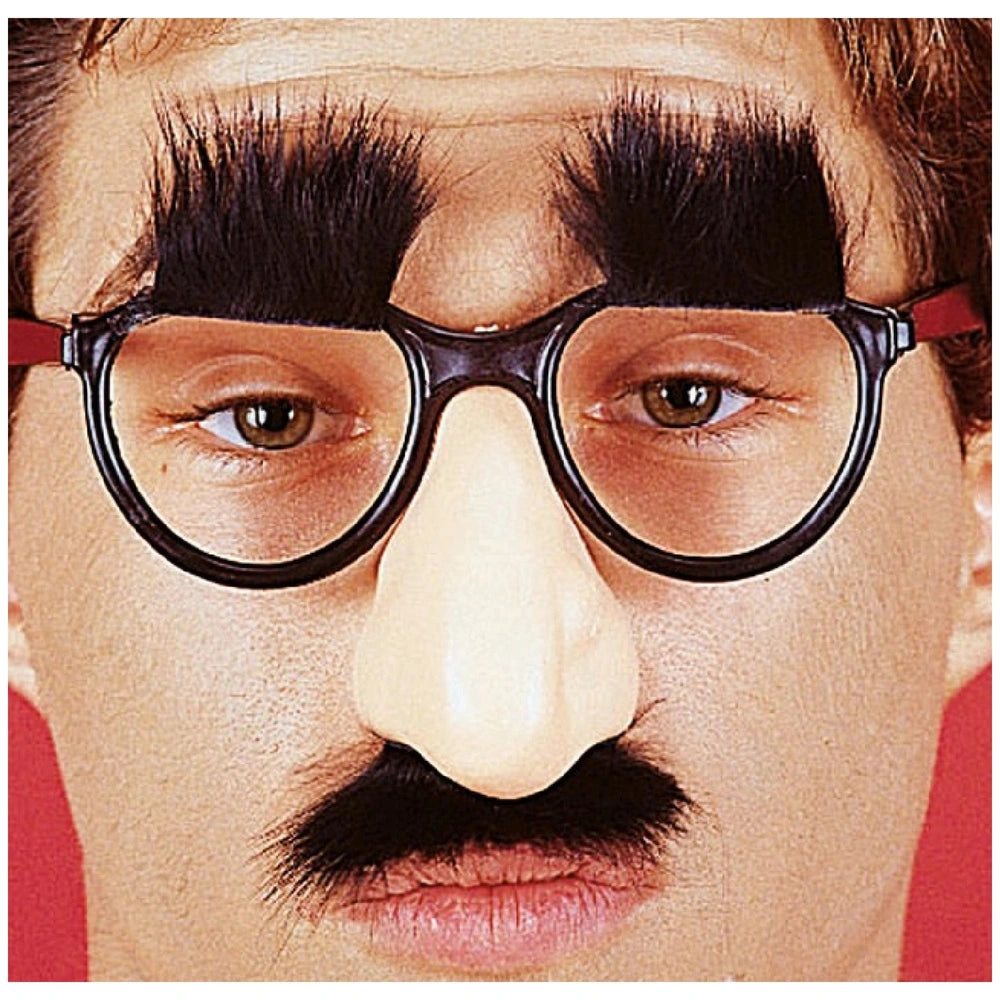 Carnival Toys - Fun Glasses With Nose Moustaches And Eyebrows For Creative Play - Pretend Professions And Role Playing