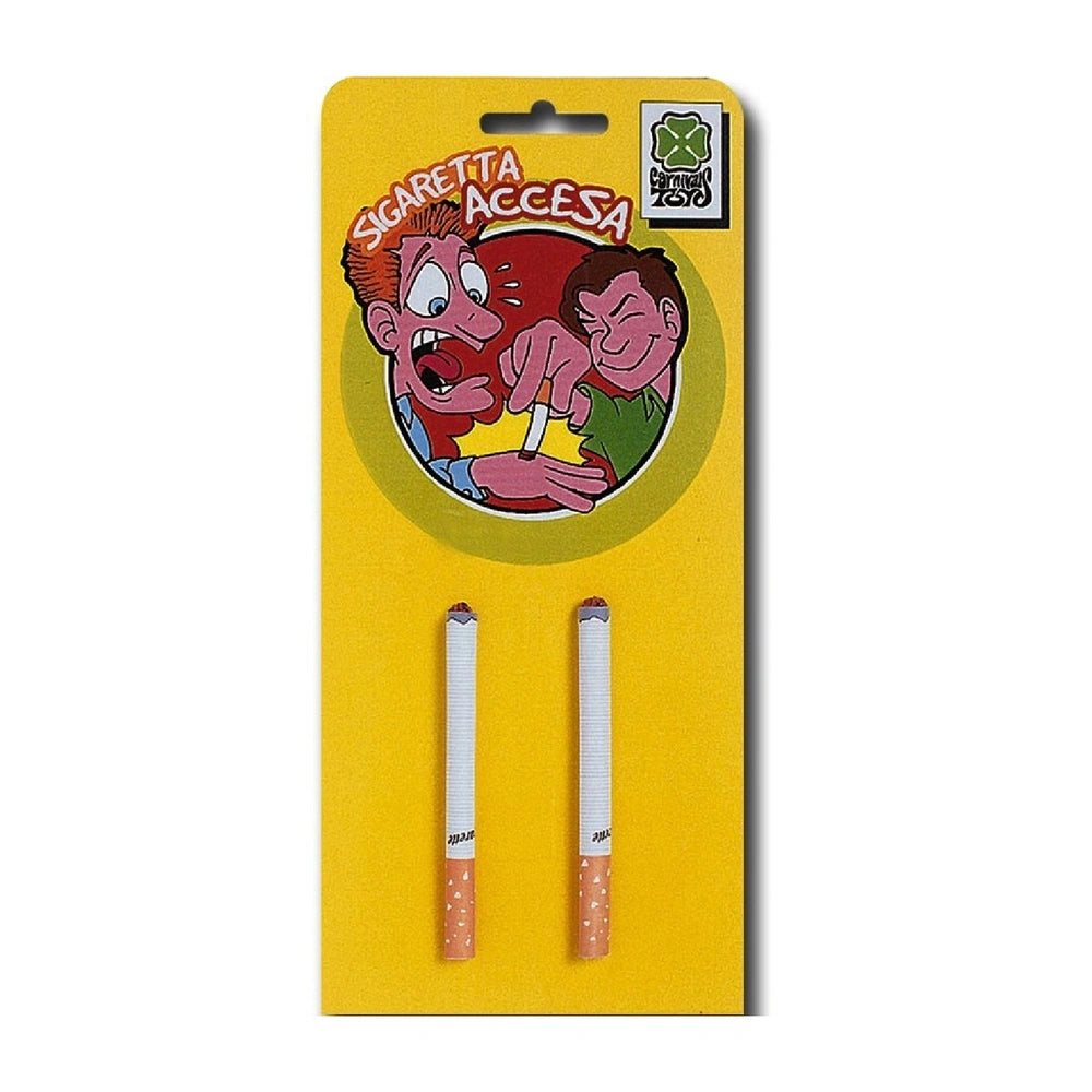 Carnival Toys - Pacchetto Blister di Sigarette Illumina Divertente per Scherzi Esilaranti - Professioni Fittizie e Gioco di Ruolo