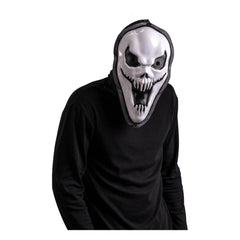Carnival Toys - Ghost Plastic Mask With Hood For Halloween Fun And Imaginative Play - Pretend Professions And Role Playing