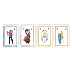 Clementoni - 10 Giochi di Carte Memory Famiglie - Edizione Italiana