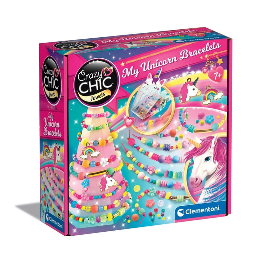 Clementoni Crazy Chic - I miei braccialetti unicorno: Arte e Creatività